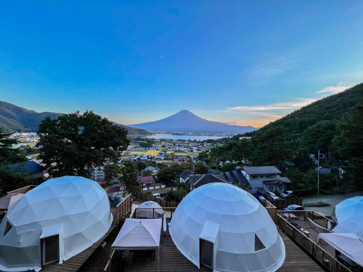富士河口湖 Mt.Fujiグランピングテラス　嶺乃華酒店 外观 照片