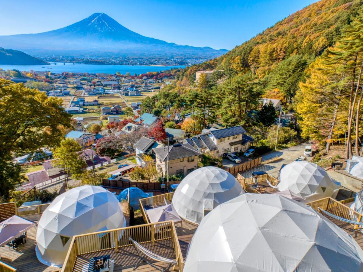 富士河口湖 Mt.Fujiグランピングテラス　嶺乃華酒店 外观 照片